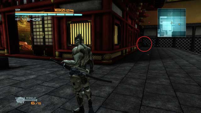 And a crate with an Endurance Plus here. - Boss - Metal Gear Ray - DLC - Jetstream Sam - walkthrough - Metal Gear Rising: Revengeance - Game Guide and Walkthrough