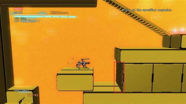 A fake wall to smash. - Abkhazia Main Street - DLC - Blade Wolf - walkthrough - Metal Gear Rising: Revengeance - Game Guide and Walkthrough