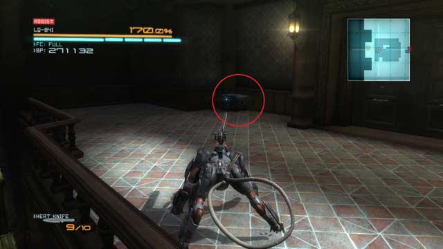 The final Fuel Cell upgrade for Wolf. - Abkhazia Main Street - DLC - Blade Wolf - walkthrough - Metal Gear Rising: Revengeance - Game Guide and Walkthrough