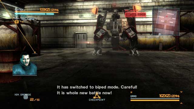 This is the much easier version of the boss. - GRAD - Bosses - Metal Gear Rising: Revengeance - Game Guide and Walkthrough