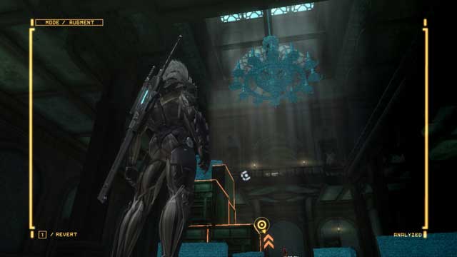 Data Storage #3 - is on the chandelier above. - Data Storages - Collectibles - Metal Gear Rising: Revengeance - Game Guide and Walkthrough