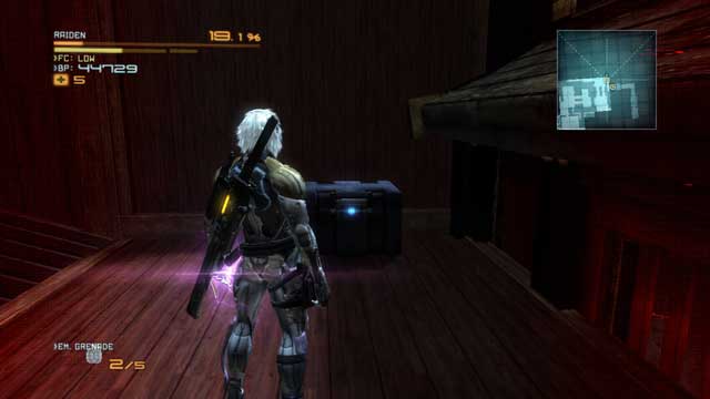 Data Storage #15, right before you enter the elevator. - Data Storages - Collectibles - Metal Gear Rising: Revengeance - Game Guide and Walkthrough