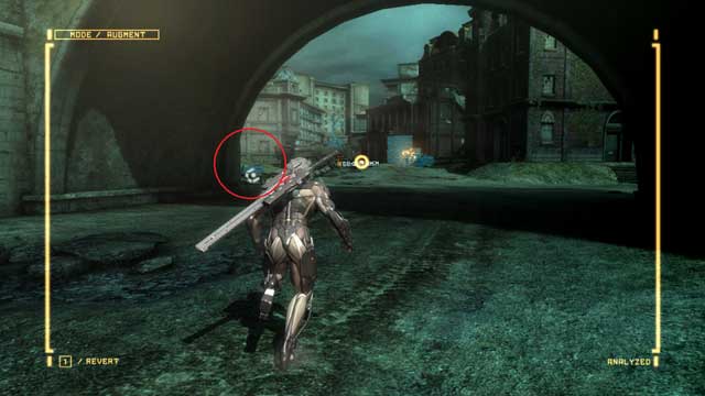 Ahead, the second hostage in this mission. - Hostages - Collectibles - Metal Gear Rising: Revengeance - Game Guide and Walkthrough