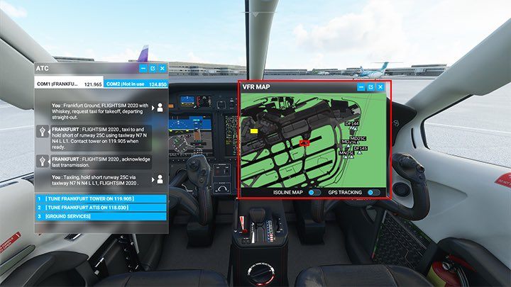 The entrance to the yellow taxi is nearby - Microsoft Flight Simulator: Taxi to the runway - Advanced Flying - Microsoft Flight Simulator 2020 Guide
