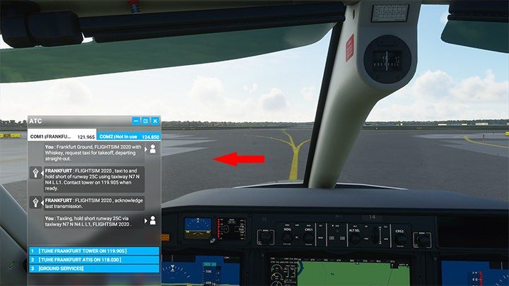 After the N4, we should take the L taxi lane - Microsoft Flight Simulator: Taxi to the runway - Advanced Flying - Microsoft Flight Simulator 2020 Guide