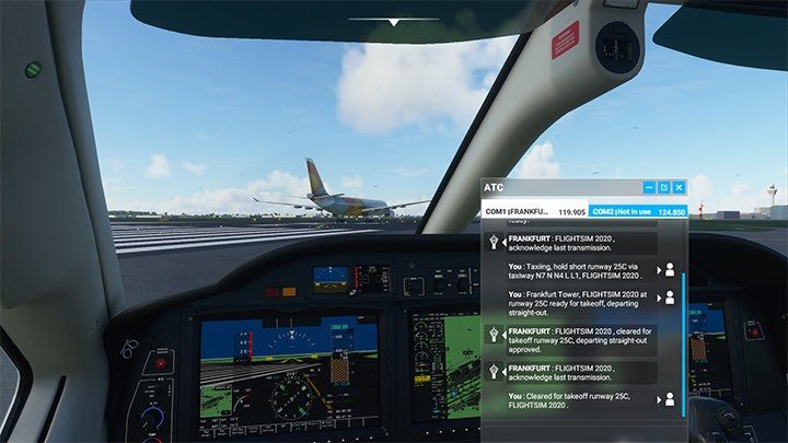 Align the plane according to the runway axis - Microsoft Flight Simulator: Taxi to the runway - Advanced Flying - Microsoft Flight Simulator 2020 Guide