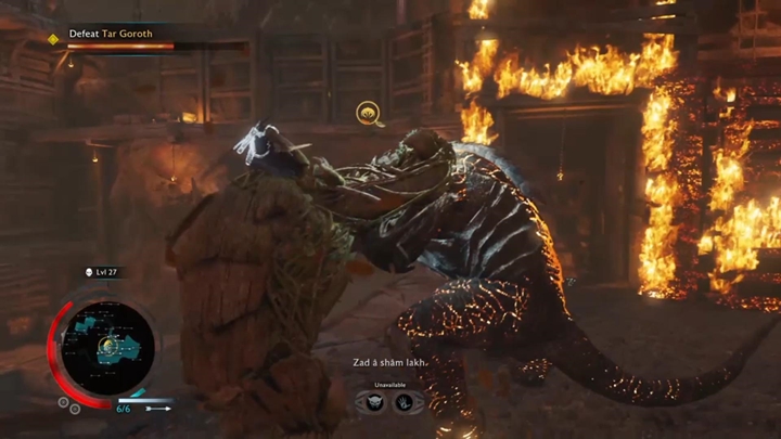 The second round takes place on the upper level. - Shadow of War: Carnans Bane - Walkthrough - Act 2 - Rise to Power - Middle-earth: Shadow of War Game Guide