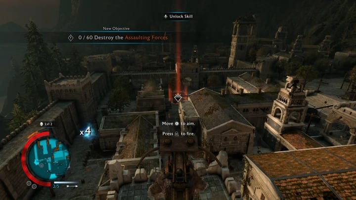 Use the beast to destroy your enemies. - Shadow of War: Seeing Stone - Walkthrough - Act 1 - The Siege of Minas Ithil - Middle-earth: Shadow of War Game Guide