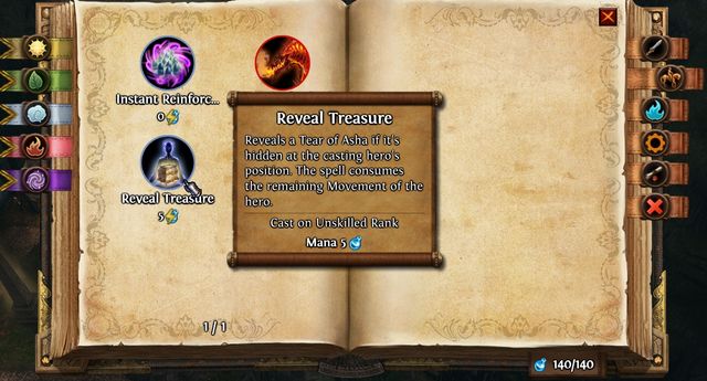 To collect the Tear, you need to use the Reveal Treasure spell in the appropriate spot - The Blessings of Freedom M11 | Haven - Haven - Might & Magic: Heroes VII Game Guide & Walkthrough