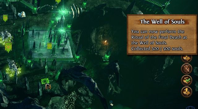 Performing the ritual ends the mission and the Necropolis campaign. - Those Last Few Steps M17 | Necropolis - Necropolis - Might & Magic: Heroes VII Game Guide & Walkthrough