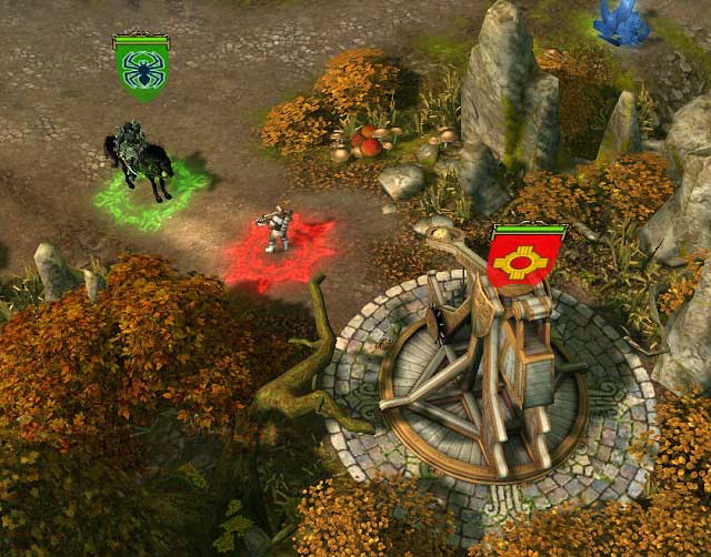 Once you're north, you should ignore all side missions and head directly to the catapults (M1, 10) - War Machines (2/2) - Mission 1: A Selfish Prayer for Light - main quests - Might & Magic: Heroes VI - Shades of Darkness - Game Guide and Walkthrough