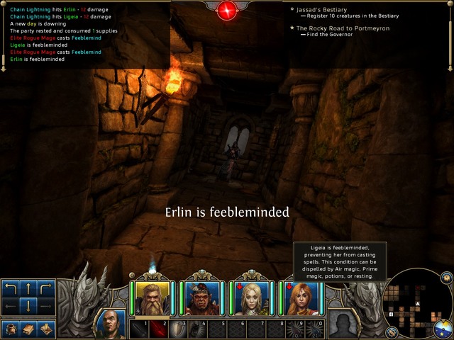 A bandit mage will make you literally dizzy - The Rocky Way to Portmeyron - Act I - Sorpigal - Might & Magic X: Legacy - Game Guide and Walkthrough