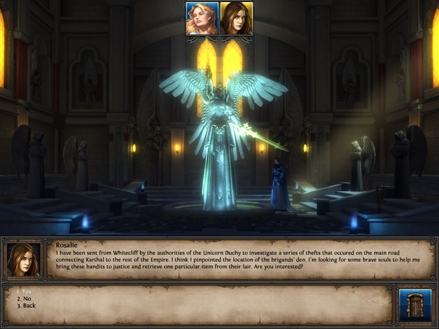 Rosalie the quest-giver - Bandits - Act I - Sorpigal - Might & Magic X: Legacy - Game Guide and Walkthrough