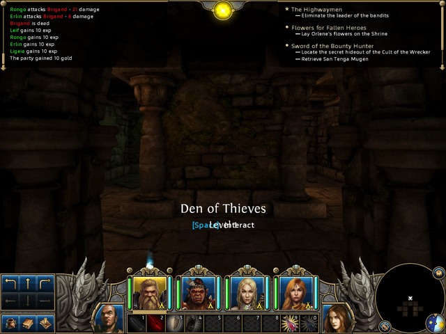 At the beginning of the dungeon turn left - Bandits - Act I - Sorpigal - Might & Magic X: Legacy - Game Guide and Walkthrough