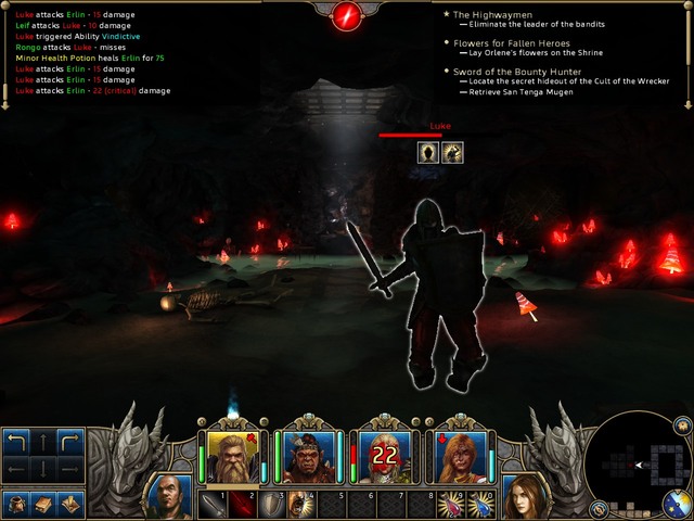 The boss fight is tough, like the most of them - Bandits - Act I - Sorpigal - Might & Magic X: Legacy - Game Guide and Walkthrough