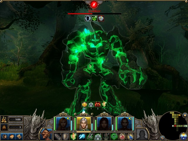 Buffing spells are a must, this guy knows how to hit - Elemental Forge - Act II - Seahaven - Might & Magic X: Legacy - Game Guide and Walkthrough