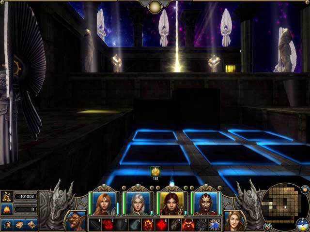 Your starting position during the puzzle - Forge of Heroes - Act II - Seahaven - Might & Magic X: Legacy - Game Guide and Walkthrough