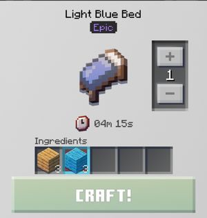 You can produce and craft items which have a grey background - How does the crafting system work in Minecraft Earth? - FAQ - Minecraft Earth Guide