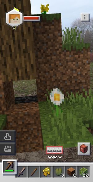 Adventures take place in a larger scale than building mode. - Adventure mode in Minecraft Earth - Game Modes - Minecraft Earth Guide