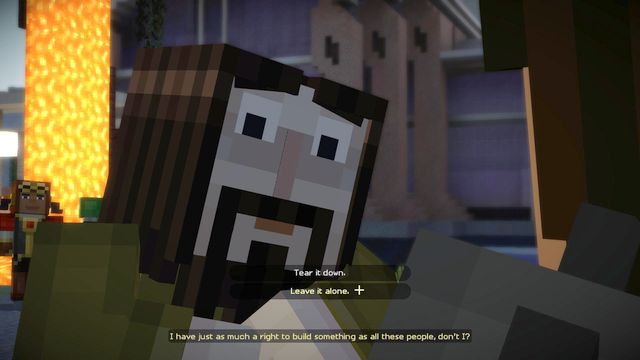The first important choice concerns Ivor - Important choices - Minecraft: Story Mode: A Telltale Games Series - Game Guide and Walkthrough