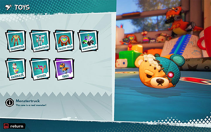 2) Toys - This applies to toys found and used during the matches - How to change the characters appearance in MisBits? - FAQ - MisBits Guide