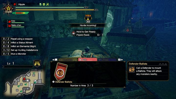 There are 3 types of installations that you can put on platforms - Monster Hunter rise: Rampage - what is it? - Village - Monster Hunter Rise Guide