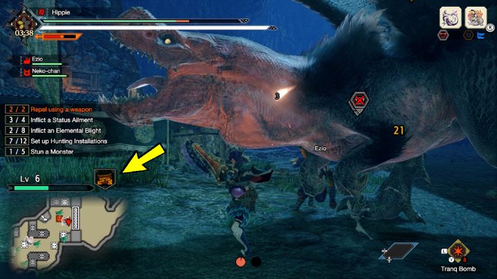 The Rampage mission can take place in one or more areas, depending on its difficulty - Monster Hunter rise: Rampage - what is it? - Village - Monster Hunter Rise Guide