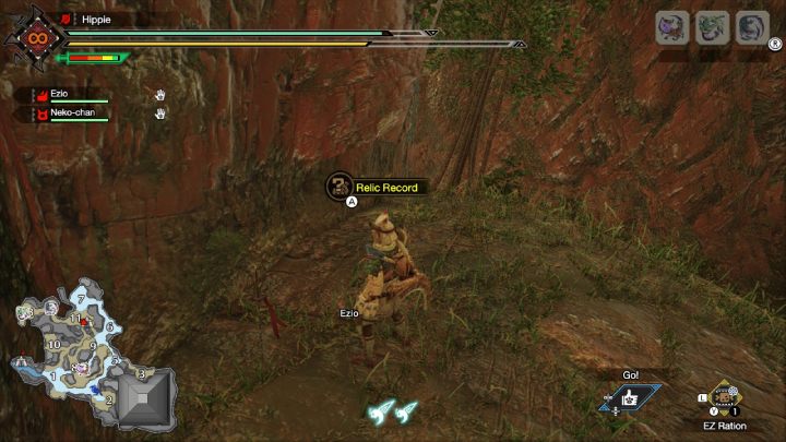 The seventh Old Message is near the sub-camp, next to area 11 - Monster Hunter Rise: Old Messages - Flooded Forest, collectibles, map - The Sunken Forest - Monster Hunter Rise Guide