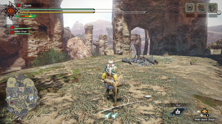 Sub-camp 1 is located between areas 3 and 7 - Monster Hunter Rise: Sub-camp - Sandy Plains, collectibles, map - Sand Plains - Monster Hunter Rise Guide