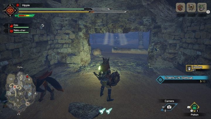 The Regitrice should stand on a stone and spread her wings in the rays of the sun - Monster Hunter Rise: Regitrice - how to find? - Fighting & Hunting - Monster Hunter Rise Guide