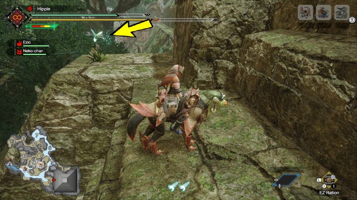 Head to area 2 and climb the pyramid stairs - Monster Hunter Rise: Quetzalcobra - how to find? - Fighting & Hunting - Monster Hunter Rise Guide