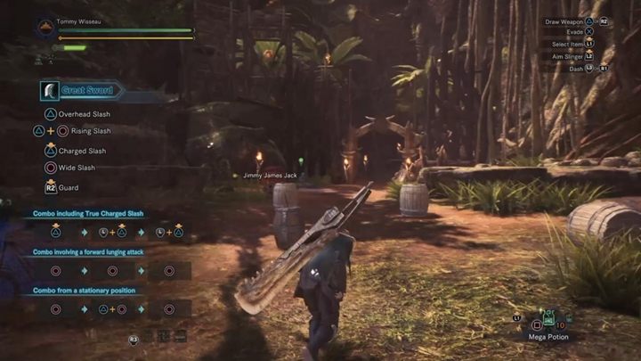 During the training you will be able to easily adopt various attack sequences. - General tips | Beginners Guide to Monster Hunter World - Tips for start - Monster Hunter World Game Guide