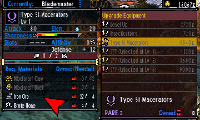 Another important role of the smith is upgrading weapons - Crafting - equipment augmenting and gathering materials - Character - Monster Hunter Generations Game Guide