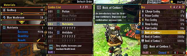 Crafting doesnt end on the equipment here - Crafting - equipment augmenting and gathering materials - Character - Monster Hunter Generations Game Guide