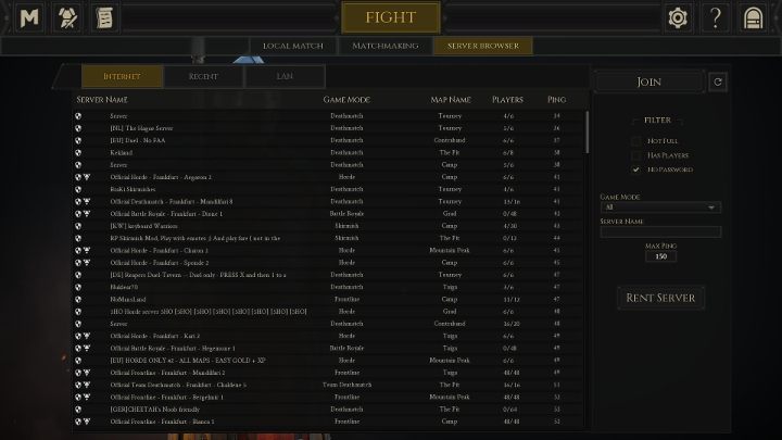 An important point - the Matchmaking function is currently not working and it doesnt look for a server - I cant find any server in Mordhau - what to do? - FAQ - Mordhau Guide and Tips