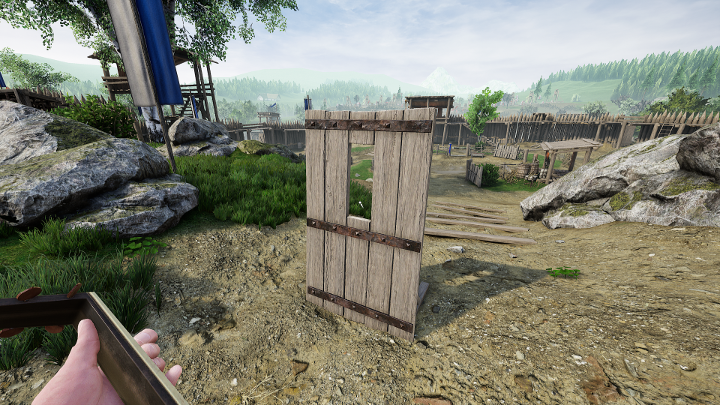 Thanks to Wooden Walls you can block access to important points. - How to use Toolbox in Mordhau? - FAQ - Mordhau Guide and Tips