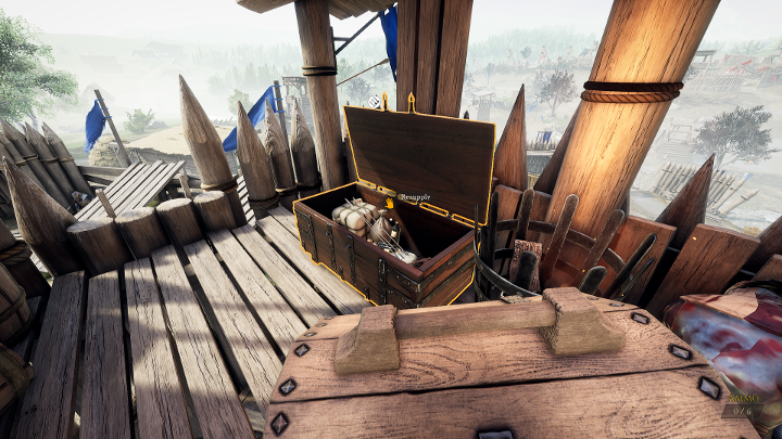 You can restock your Toolbox near Ammo Boxes. - How to use Toolbox in Mordhau? - FAQ - Mordhau Guide and Tips