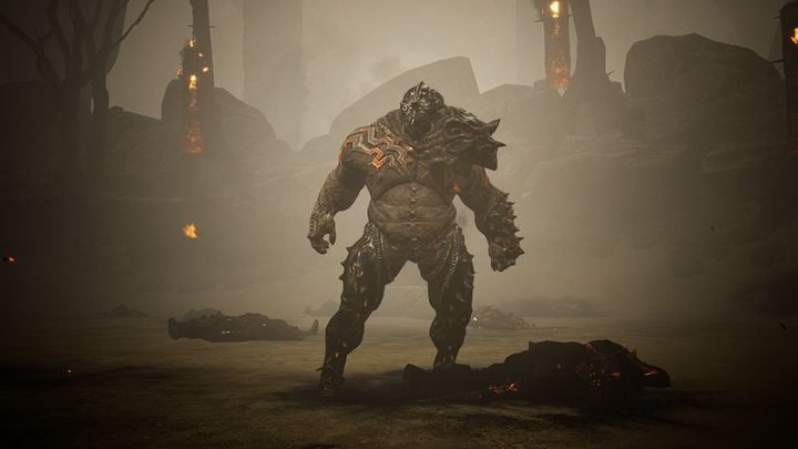 He starts the fight by charging towards you, swinging his weapon twice in your direction - Mortal Shell: Imrod, the Unrepentant boss, how to beat, walkthrough - Bosses - Mortal Shell Guide, Walkthrough