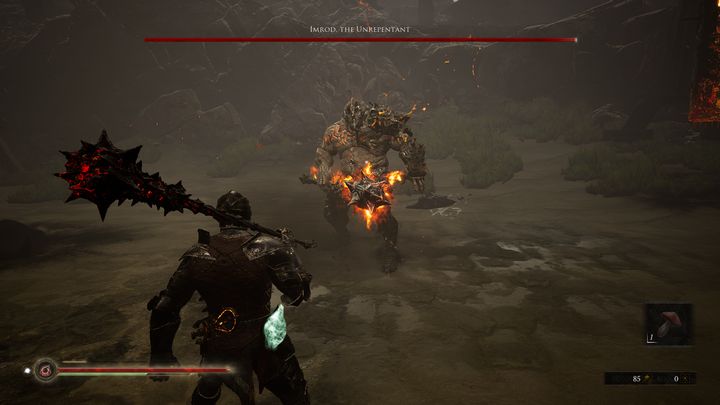 The most important thing is to keep Imrod at a short distance - Mortal Shell: Imrod, the Unrepentant boss, how to beat, walkthrough - Bosses - Mortal Shell Guide, Walkthrough