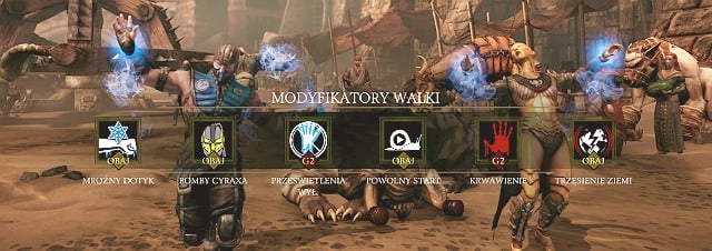 Among the modifiers that you will have to struggle against are: slow start, constant bleeding, earthquakes, which knock you off balance, bombs dropping onto the arena, rockets, deadly rays, disabled Super Meter and X-Ray - Towers | System - System - Mortal Kombat X Game Guide