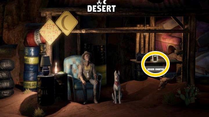 You'll find the Geiger counter in Old Joe's Junkyard - Mr Prepper: Geiger counter - where to find? - FAQ - Mr Prepper Guide