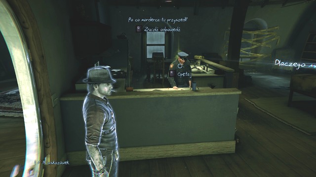 The policeman is busy watching photos. - Chapter 1 - New Abilities - Main investigations - Murdered: Soul Suspect - Game Guide and Walkthrough