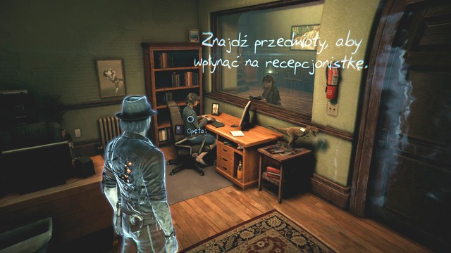 You need to make the woman change her mind. - Chapter 4 - The Knowledge of Teleportation - Main investigations - Murdered: Soul Suspect - Game Guide and Walkthrough