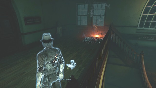 Unfortunately, you cannot teleport across demon goo. - Chapter 5 - Man in the Box - Collectibles - Murdered: Soul Suspect - Game Guide and Walkthrough