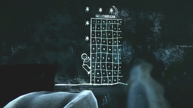 There are a lot of dots on the drawing. - Chapter 2 - Ghost Girls Messages Part 2 - Collectibles - Murdered: Soul Suspect - Game Guide and Walkthrough