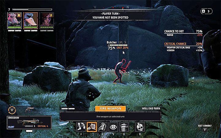 On the way to the enemies main camp, the party will find a single Butcher every now and then - The Fallen Angel | Mutant Year Zero Road to Eden World Atlas - World Atlas - Mutant Year Zero Road to Eden Guide