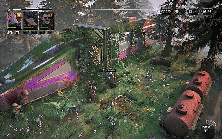 Enemies - Zone Dog (level 25), Mother Zone Dog (level 25), Tank (level 25), Butcher (level 25), Hunter (level 25), Marauder (level 25), Shaman (level 25) - The Iron Serpent | Mutant Year Zero Road to Eden World Atlas - World Atlas - Mutant Year Zero Road to Eden Guide
