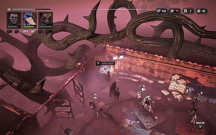 After coming back to The Castle of Light, dont go to the first floor to return the key to Lux - Artifacts in Mutant Year Zero Road to Eden - Secrets - Mutant Year Zero Road to Eden Guide