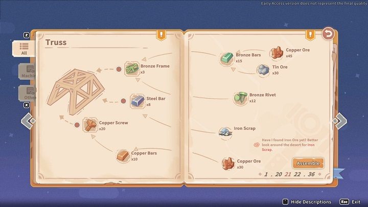 With the Civil Recycler at the ready, you can proceed to build the Trusses - My Time at Sandrock: In Trusses we Trust - walkthrough - Main missions - My Time at Sandrock Guide, Walkthrough