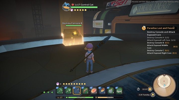 Next to it are Consoles B and C - My Time at Sandrock: Paradise Lost and Found - walkthrough - Main missions - My Time at Sandrock Guide, Walkthrough